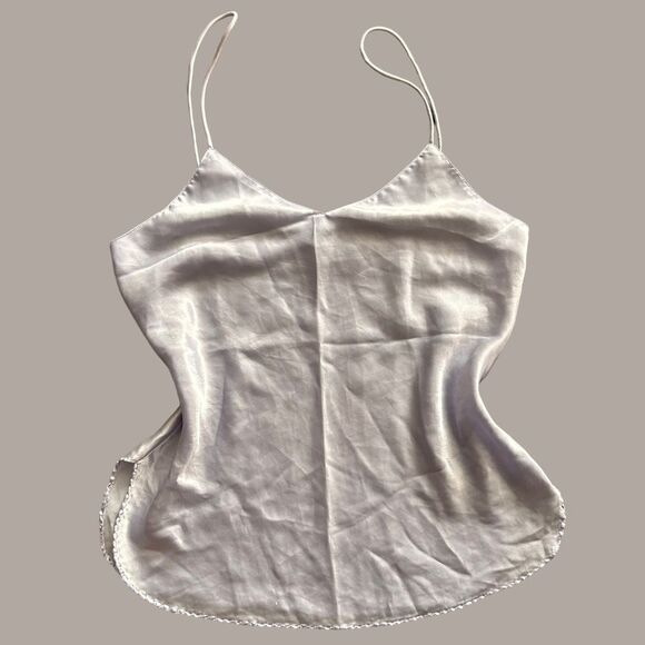 Tops - Vintage Lilac Purple Satin Camisole